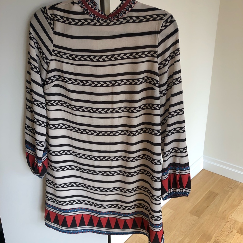 Long Sleeve Mini Dress - Small